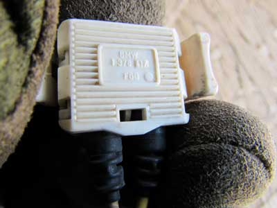 BMW White Connector with Pigtail 13784173